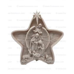 Presépio de Natal Celestial em Forma de Estrela