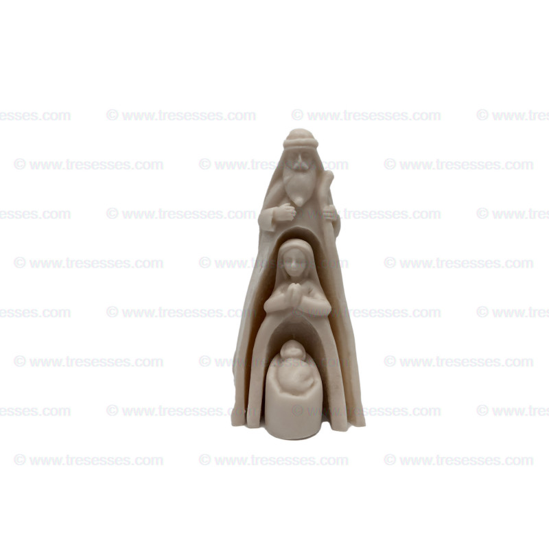 Escultura da Sagrada Família Aninhada Elegante
