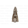 Escultura da Sagrada Família Aninhada Elegante