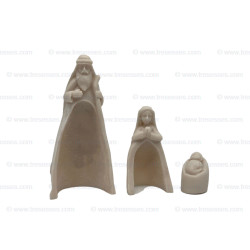 Escultura da Sagrada Família Aninhada Elegante