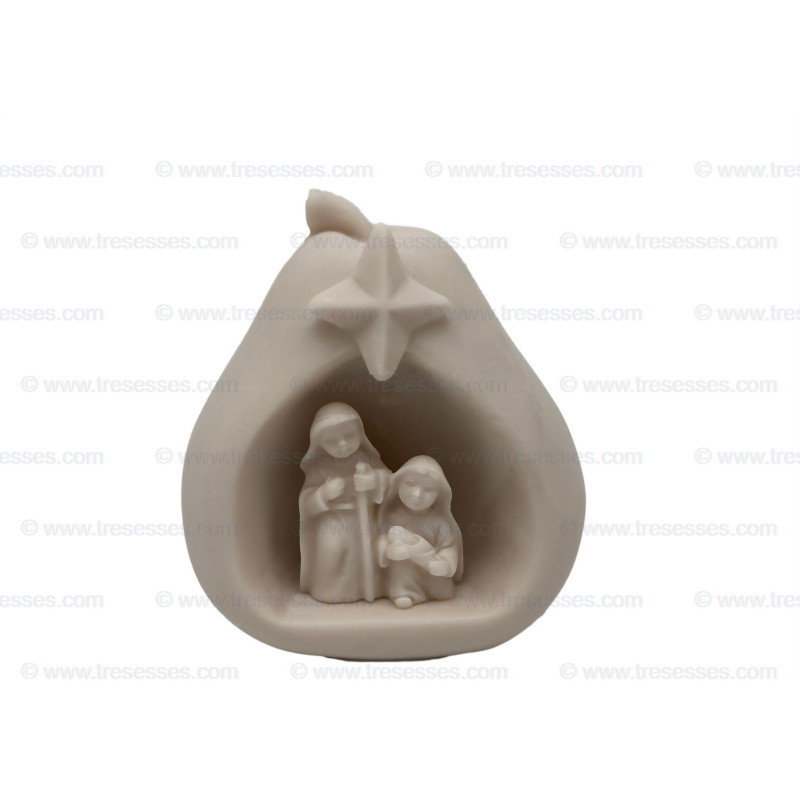 Pear-Shaped Holy Family Nativity Scene