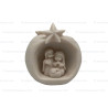 Apple-Shaped Holy Family Nativity Scene