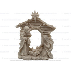 Rustic Stable Nativity Scene