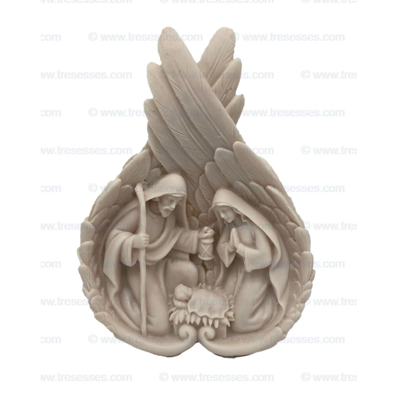 Angel Winged Nativity Scene