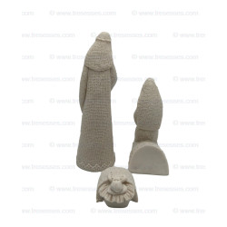 Lace Patterned Nativity Trio