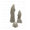 Lace Patterned Nativity Trio