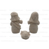 Wrapped Cloth Nativity Set