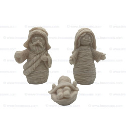 Wrapped Cloth Nativity Set