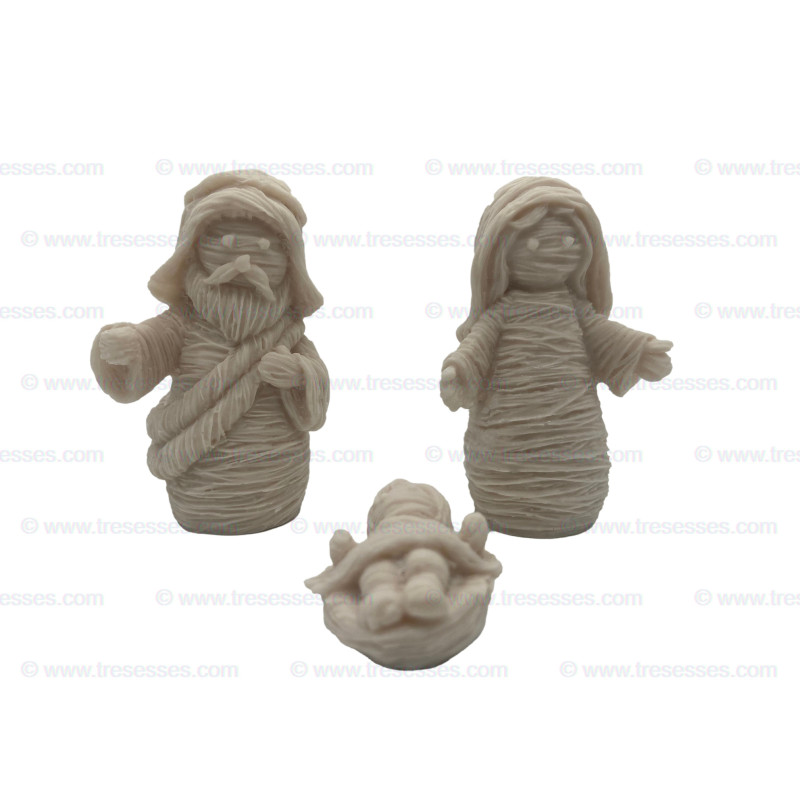 Wrapped Cloth Nativity Set
