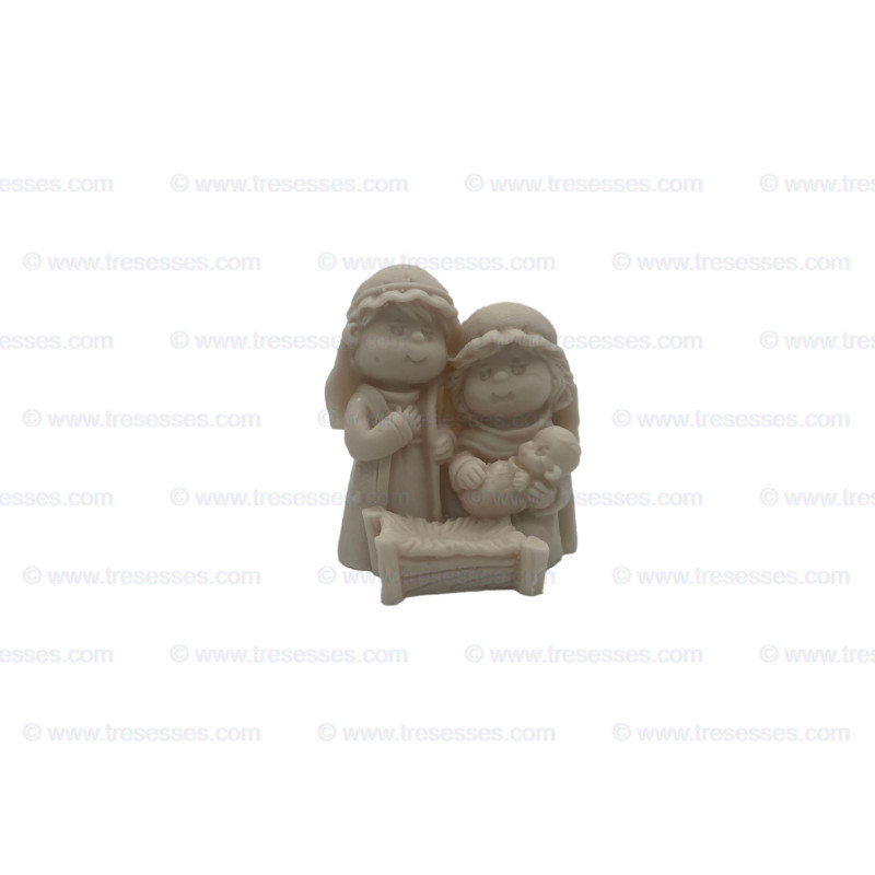 Whimsical Childlike Nativity Figurine