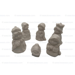 Winter Children Mini Marfinite Figurine Set